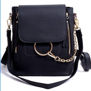 Black Mini Backpack